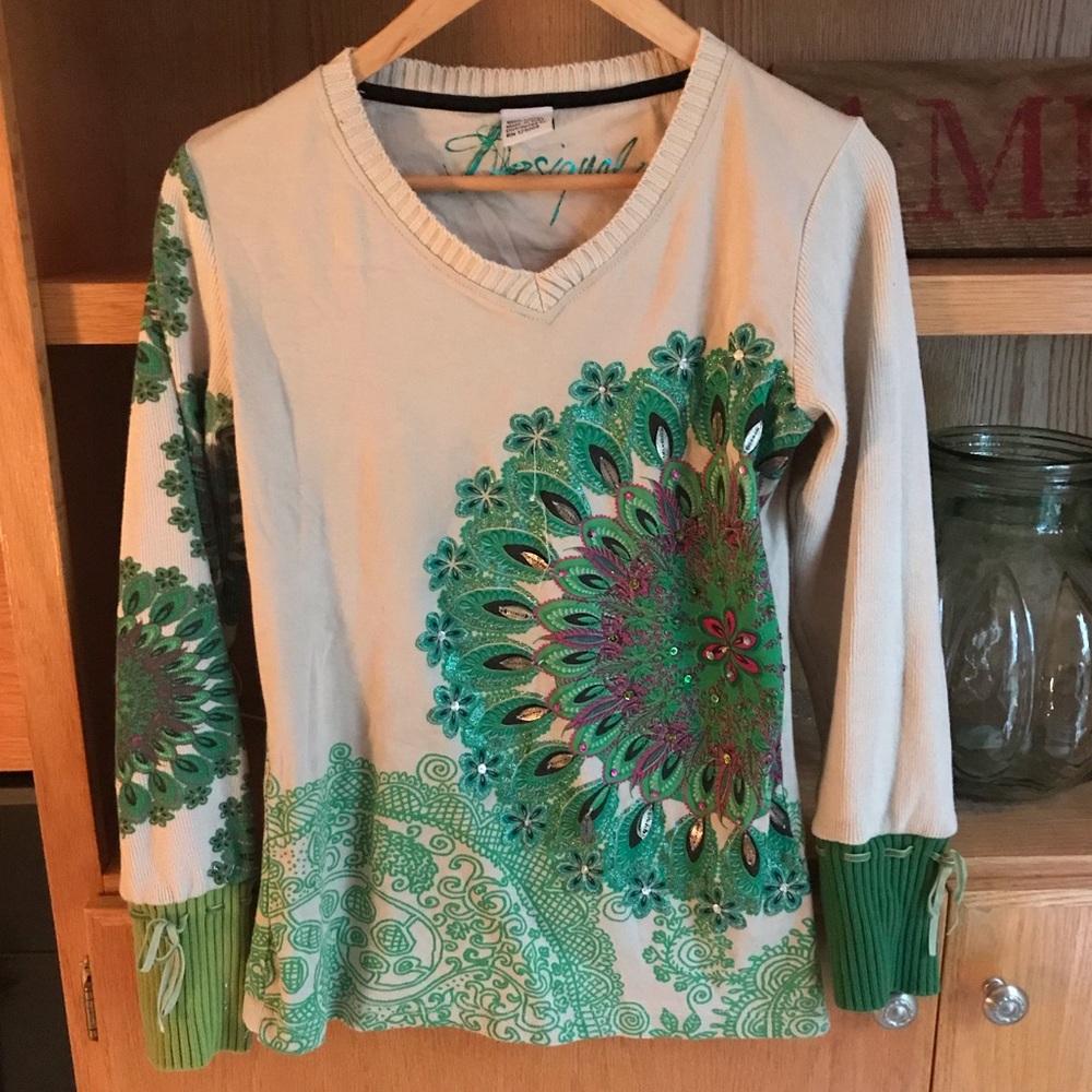 Desigual long sleeved sweater top